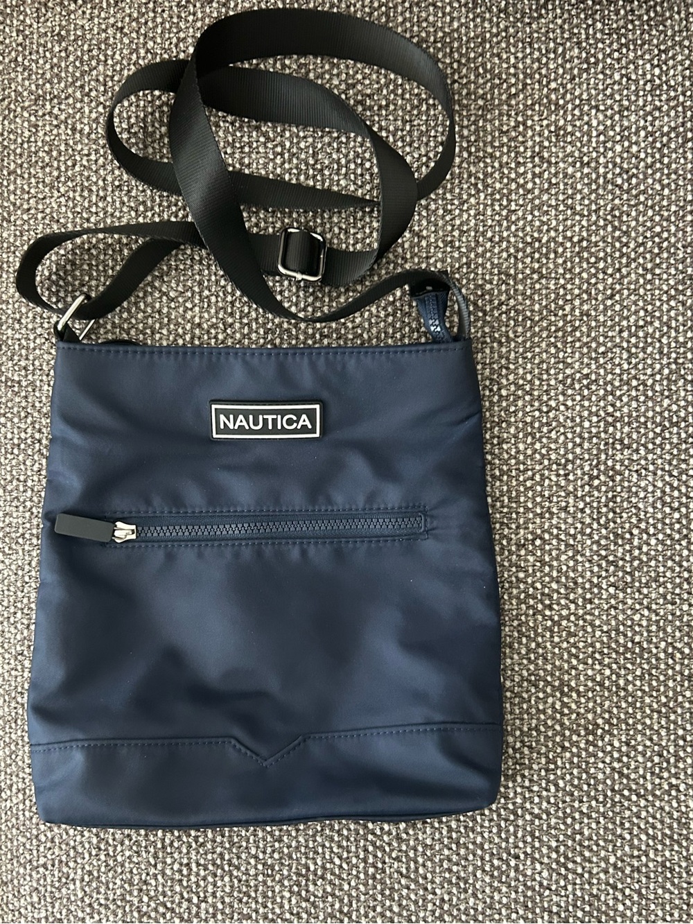 Nautica Navy Compact Messenger Crossbody